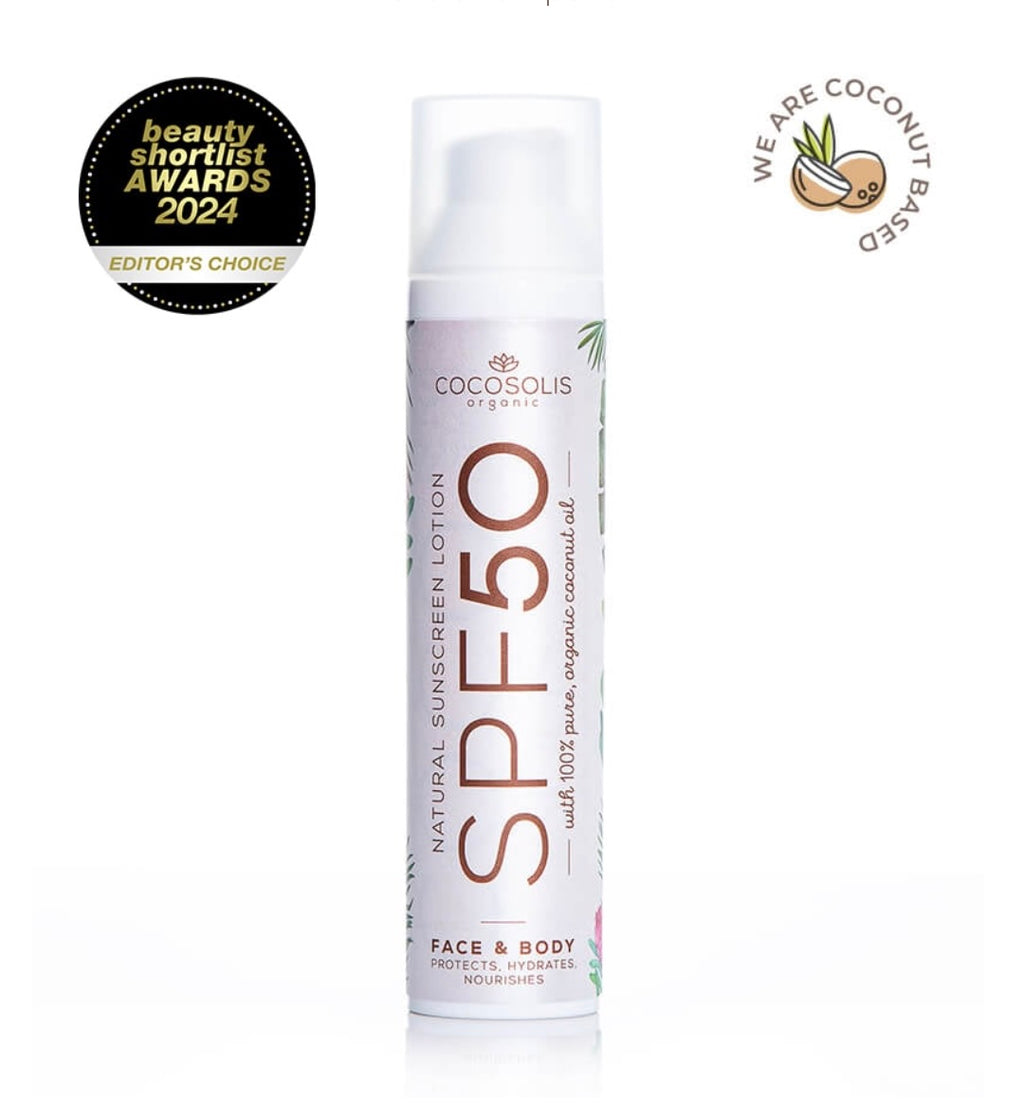 Cocosolis Natural Sunscreen Lotion SPF50