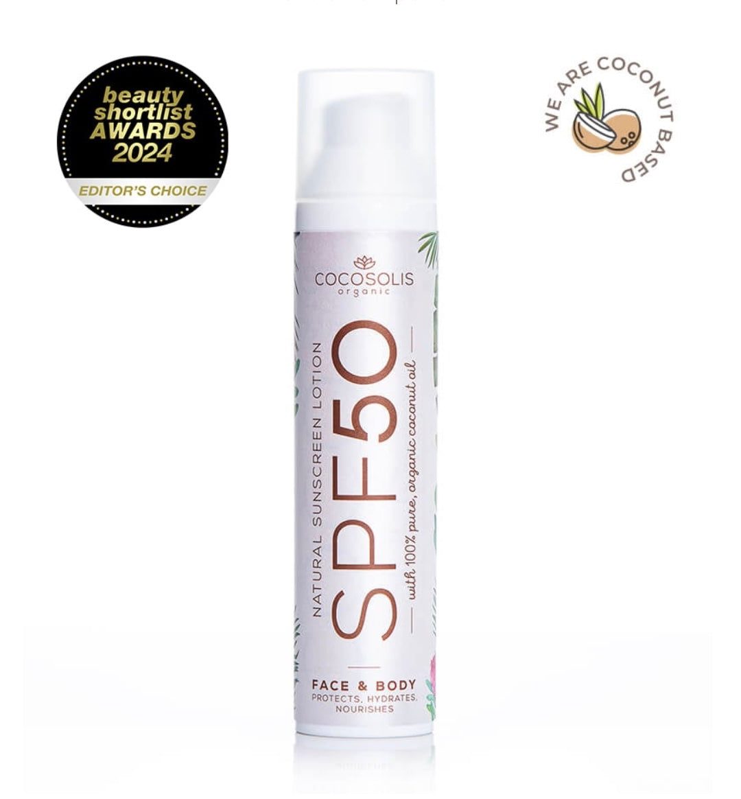 Cocosolis Natural Sunscreen Lotion SPF50