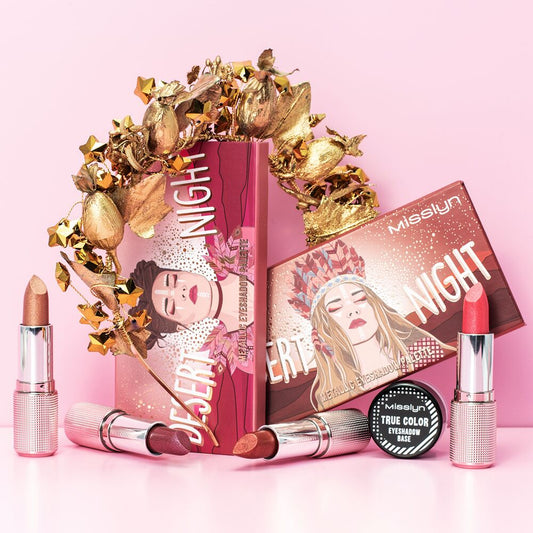 Misslyn Desert Night Metallic Eyeshadow Palette Flaming Eyes