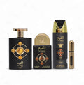 Lattafa Pride Al Qiam Gold edp 100ml + edp 20ml + desodorante en aerosol 200ml