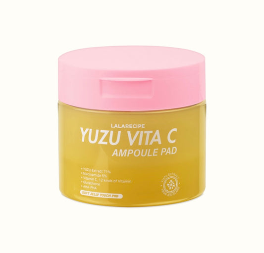 LALARECIPE Yuzu Vita-C Ampoule Pad 80pz
