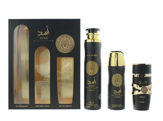 Lattafa Asad Gift Set 3pezzi
