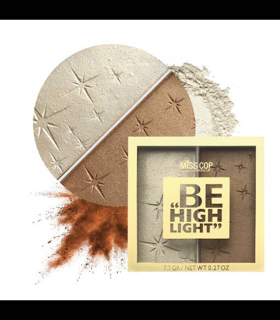 Misscop Iluminador - BE HIGHLIGHT DUO