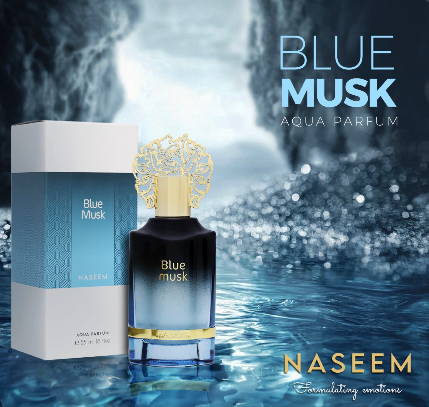 Naseem Blue Musk Aqua Parfume 55ml