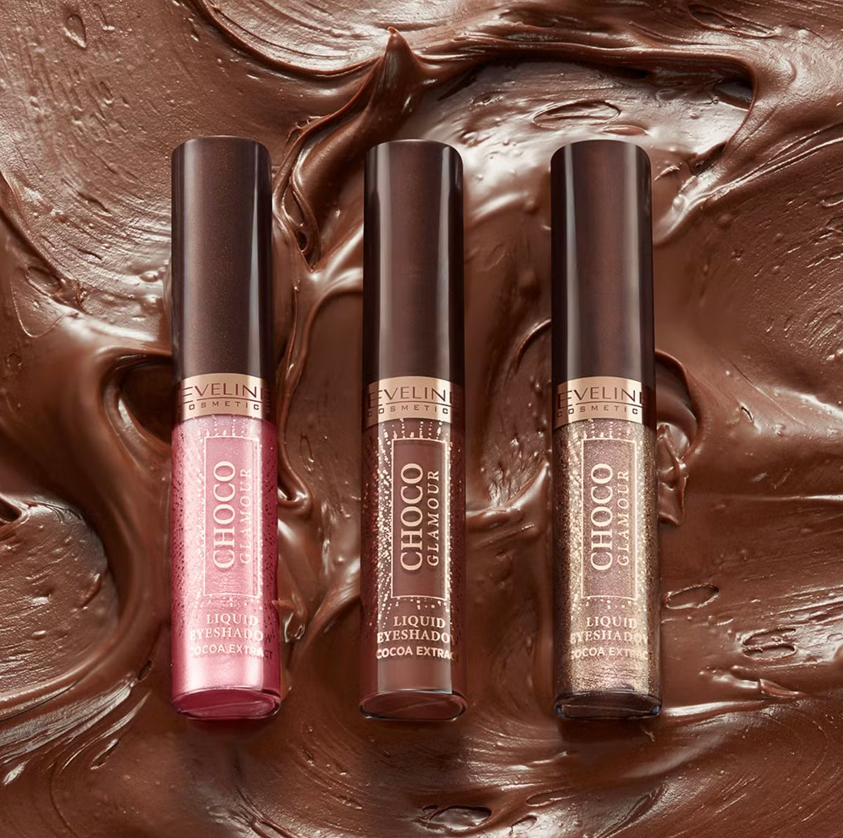 Eveline Cosmetics Choco Glamour Liquid eye shadows