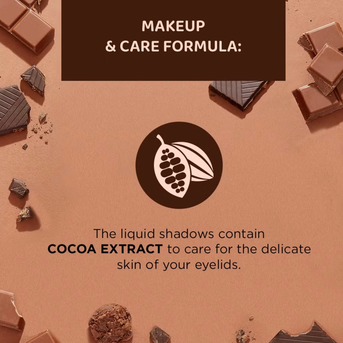 Eveline Cosmetics Choco Glamour Liquid eye shadows