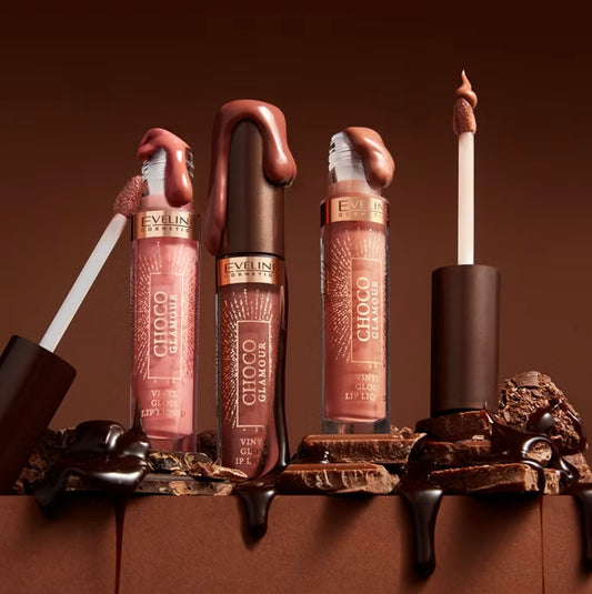 Eveline Cosmetics Choco Glamour Liquid lipstick With A Glossy Lips Effect