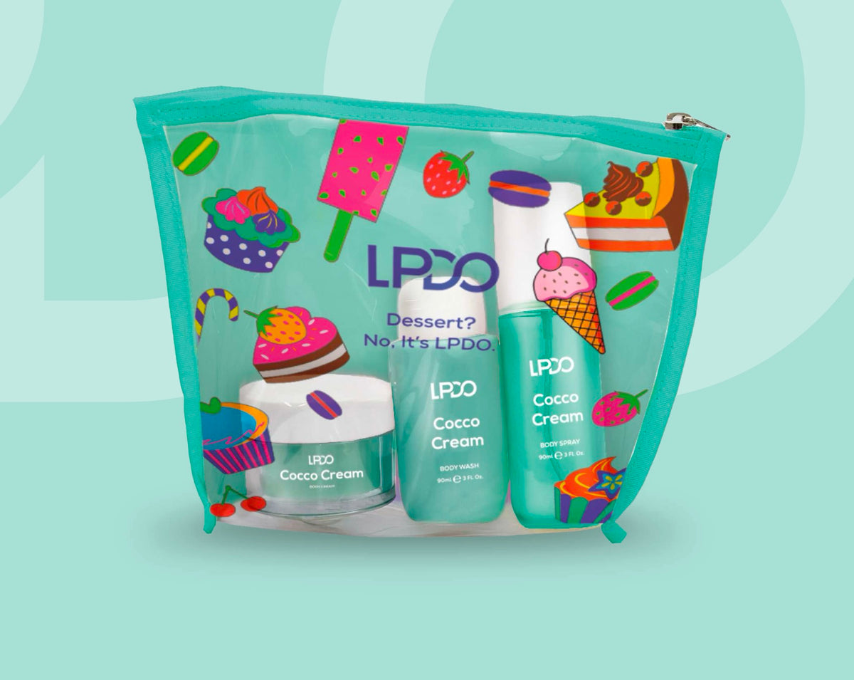 LPDO Summer Kit 2026 Body Spray 90ml Shower Gel 90ml Body Cream 50ml