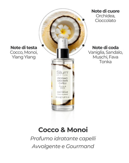 Silium profumo per capelli idratante - Cocco & Monoi