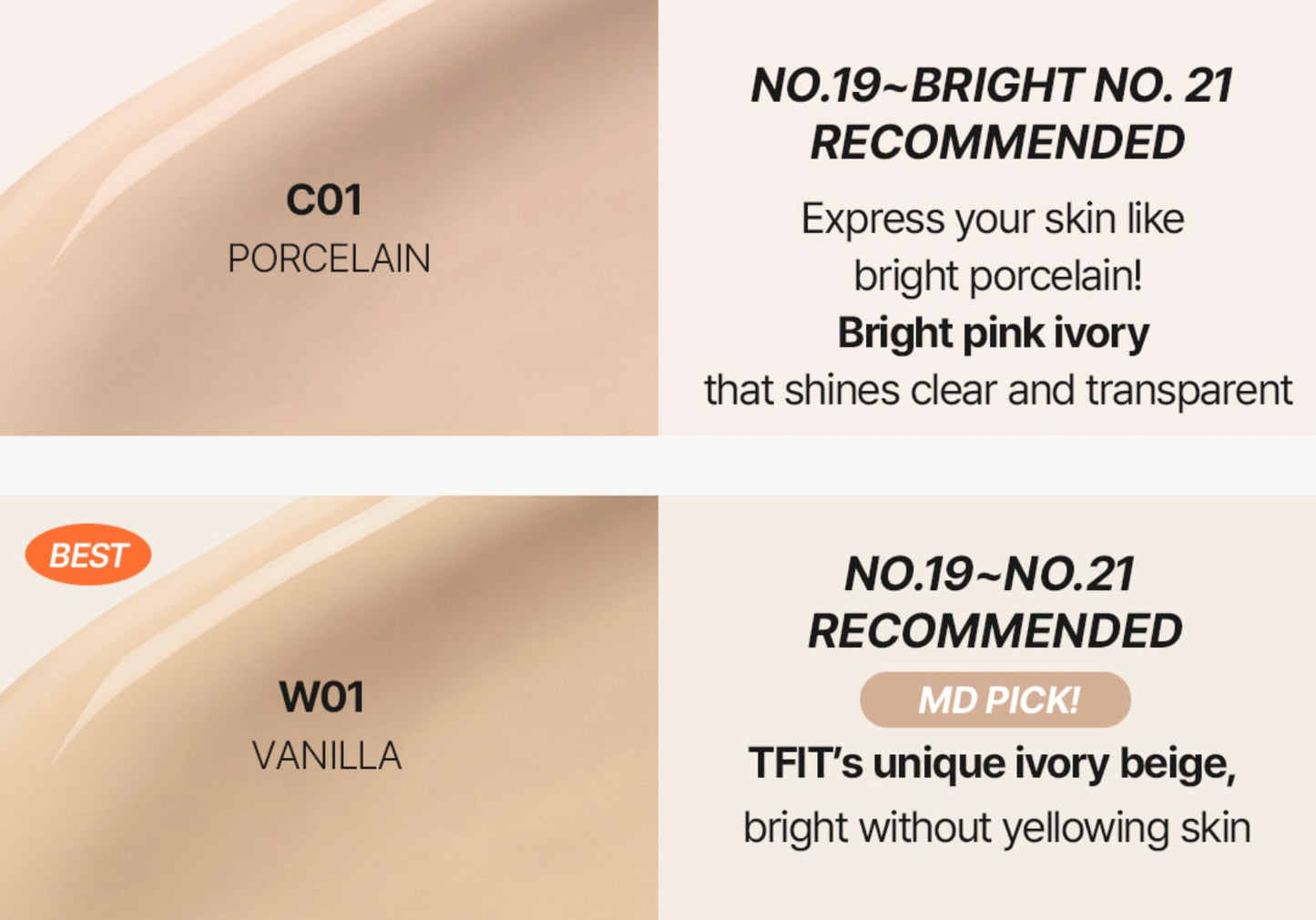 Tfit Layering Fit Glow Cushion Ex SPF 50+ PA++++ Glow Finish Lightweight