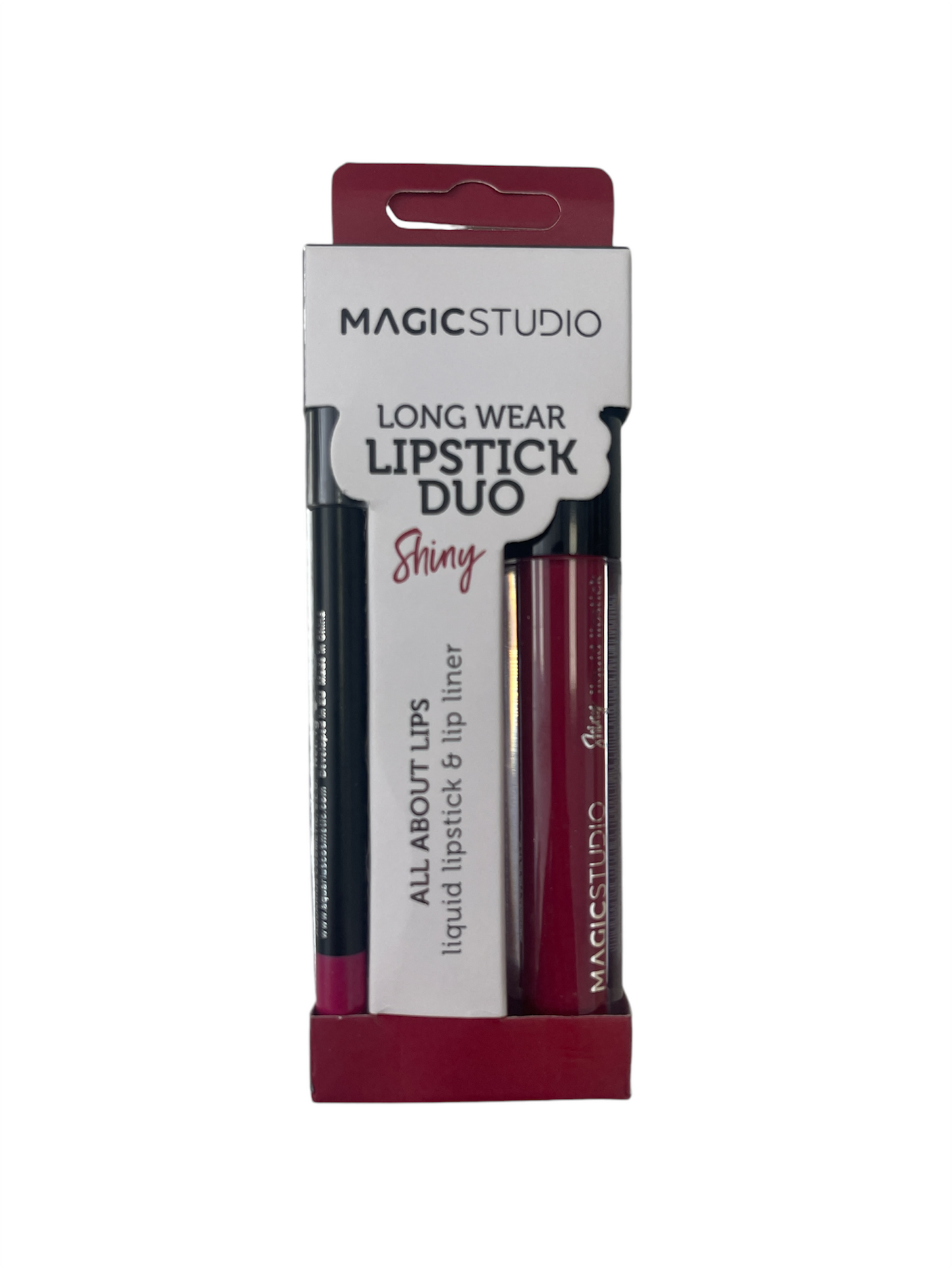 Magic Studio Shiny lip gloss & lip liner