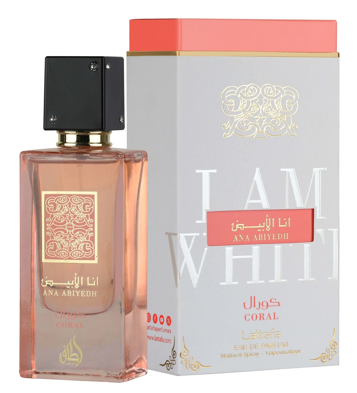 Lattafa Ana Abiyedh Coral edp 60ml