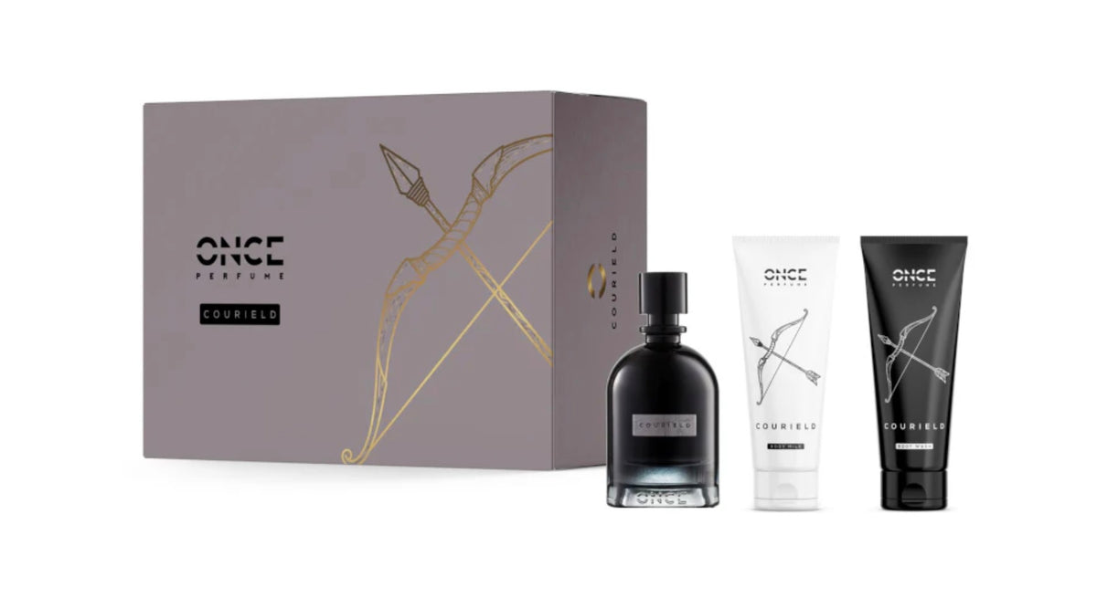 Once COURIELD edpi 100ml + body milk 100ml + body wash 100ml