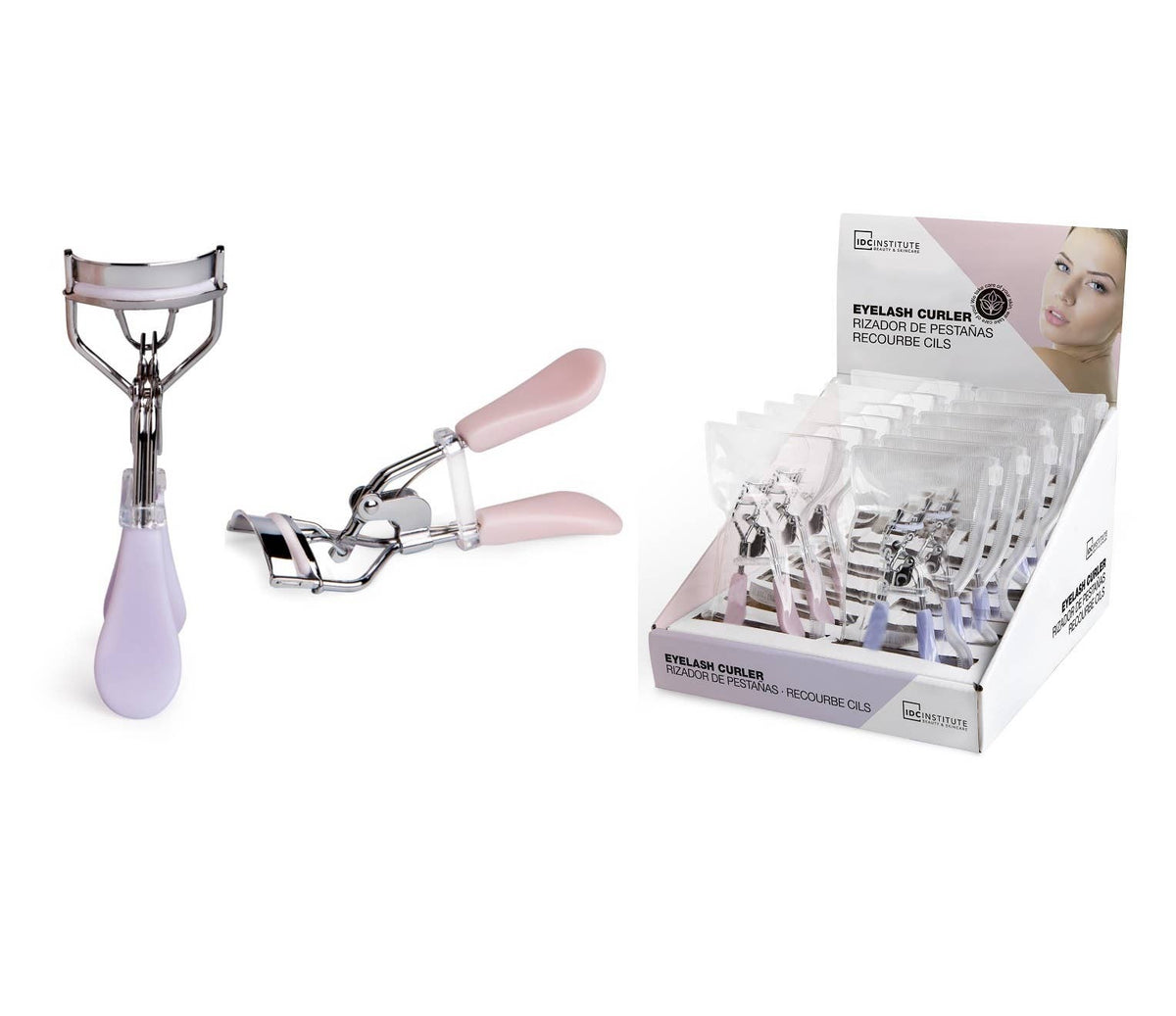 Piegaciglia Idc Institute in acciaio inox e ABS