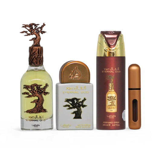 Lattafa Pride Eternal Oud edp 100ml + edp 20ml + deo spray 200ml