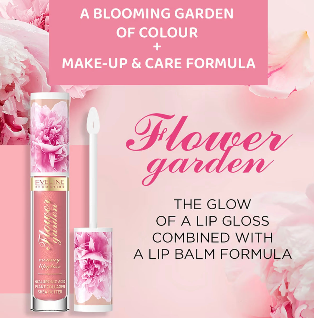 Eveline Cosmetics Flower Garden Creamy Lip Gloss