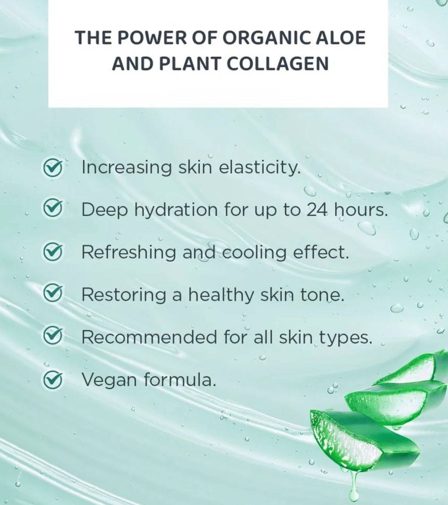 Eveline Cosmetics organic aloe+collagen liquid eye pads reducing dark circles and puffiness