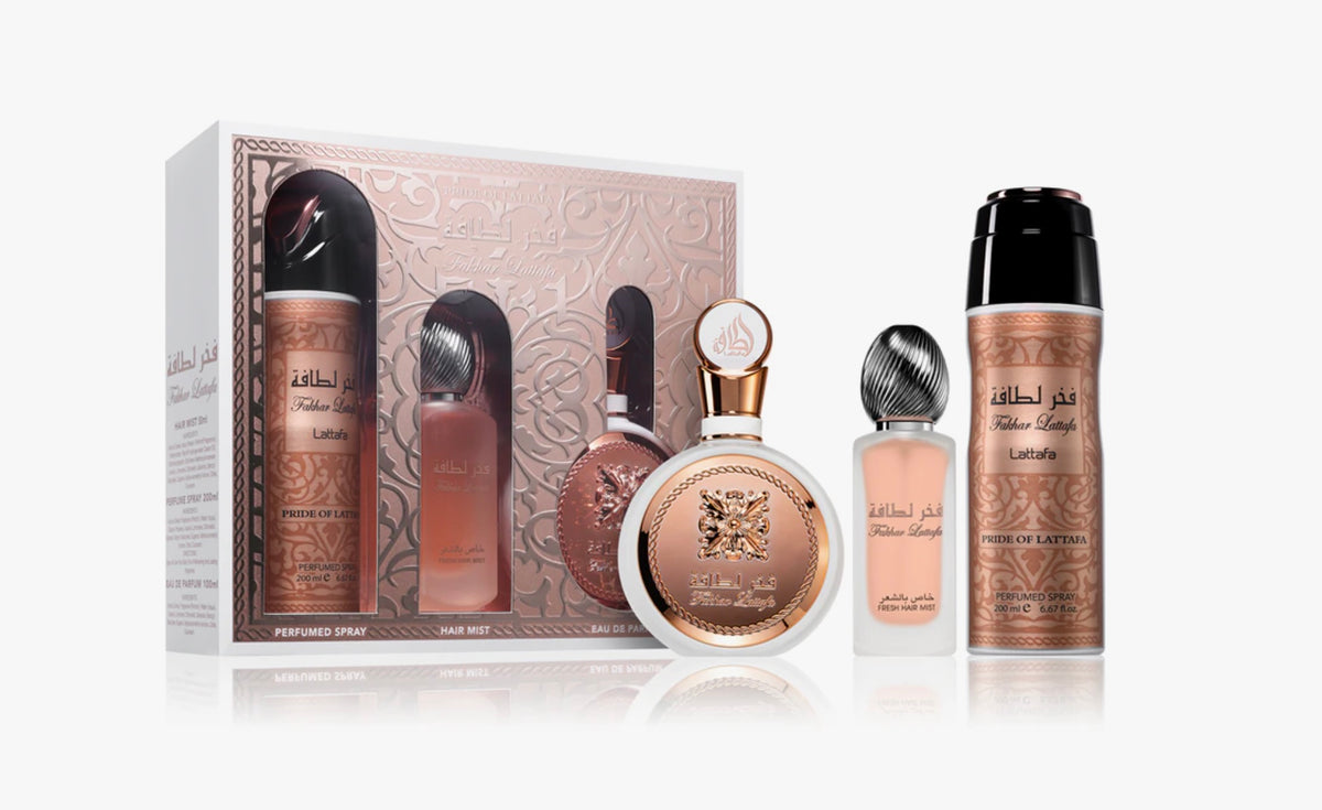 Lattafa Fakhar Woman Gift Set 3pezzi