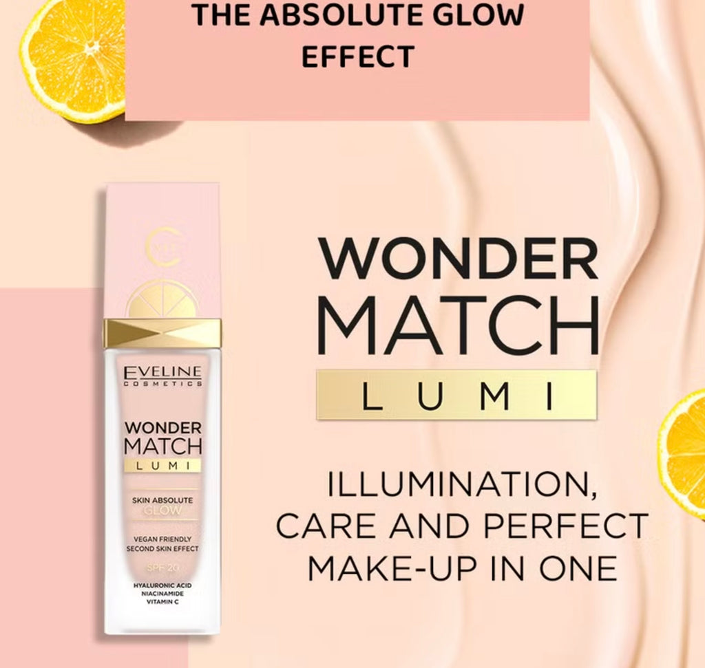 Eveline Cosmetics Wonder Match Lumi Luxury Foundation