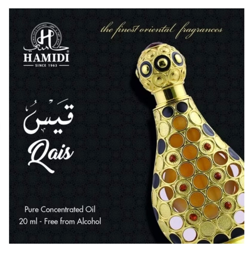 Hamidi Qais Concentrated Perfume Oil 20ml
