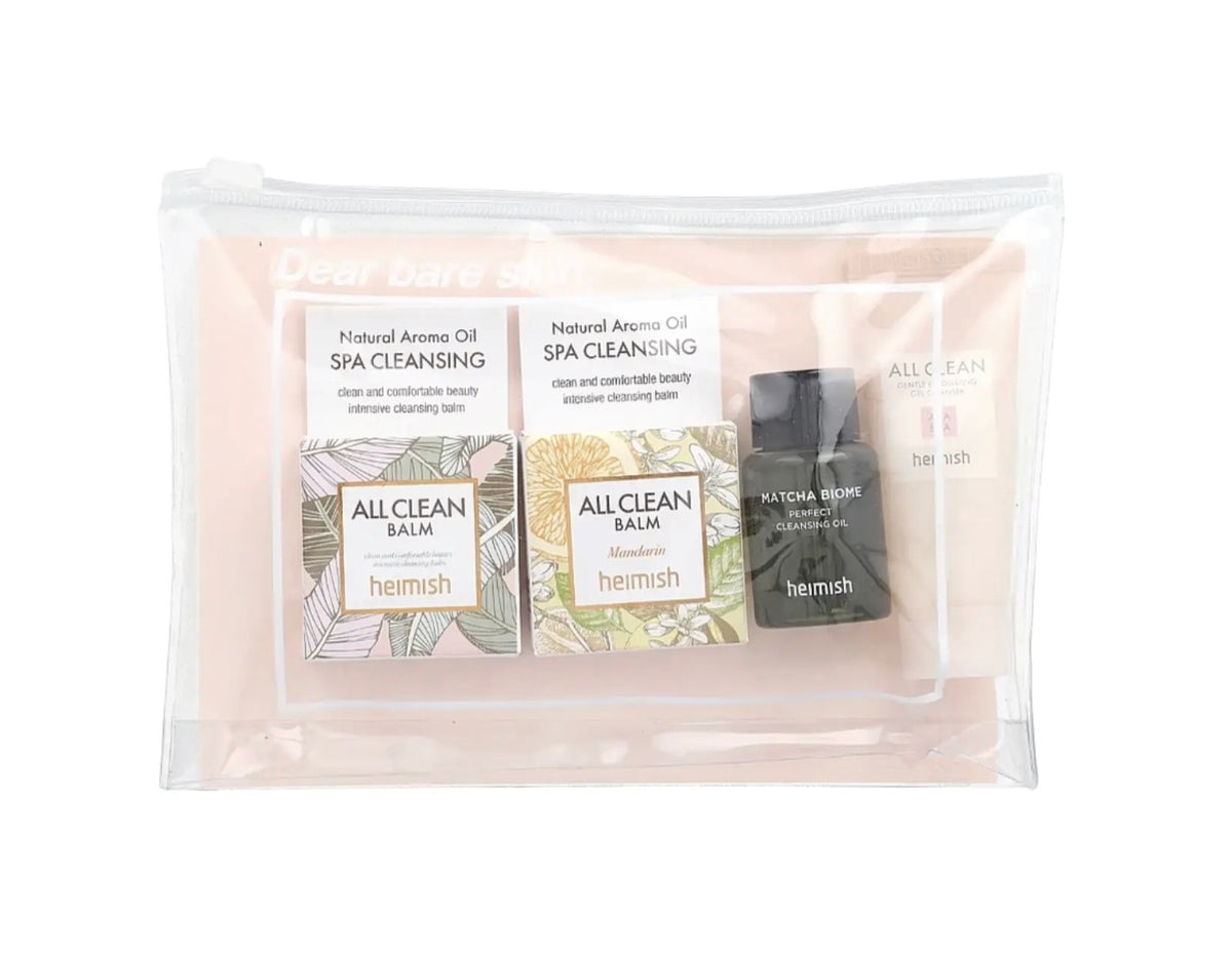 Heimish Dear Bare Skin Cleansing Kit Balm 2x5ml + Oil 17ml + Gel 20ml