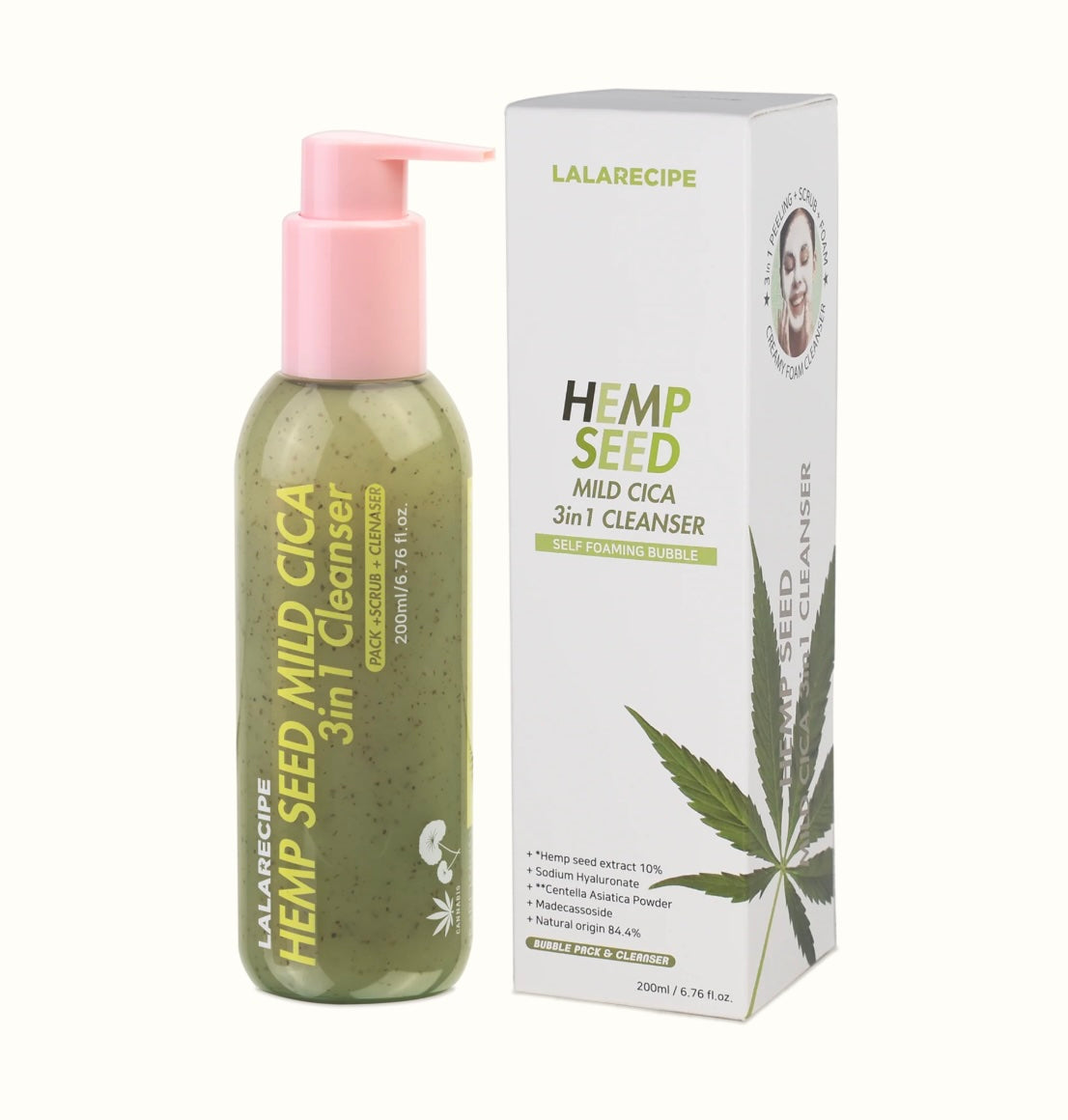 LALARECIPE Semilla de Cáñamo Suave Cica 200ml