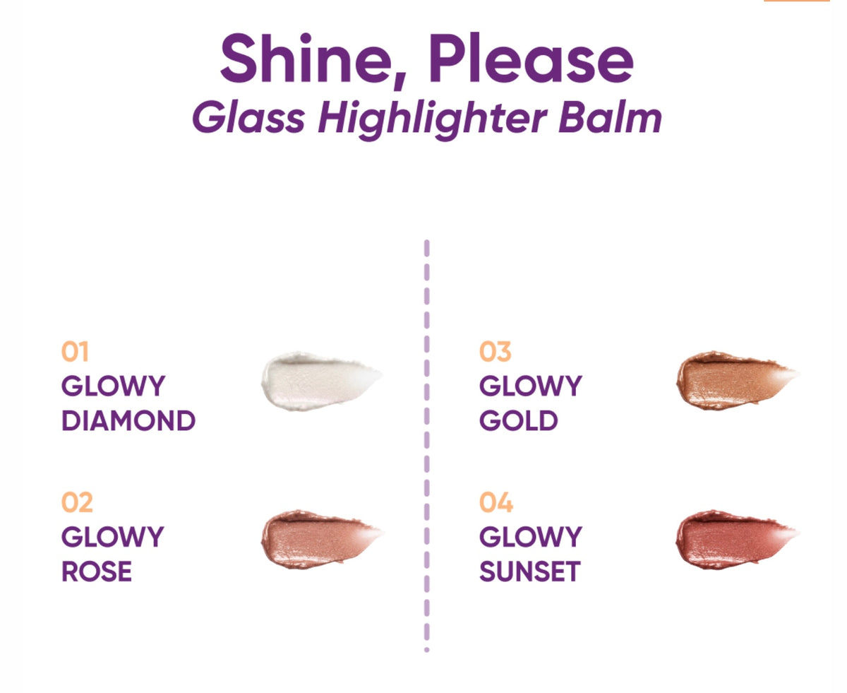 Nejha Shine, Please Glassy Highlighter Balm Illuminante Cremoso Sublimante 11gr