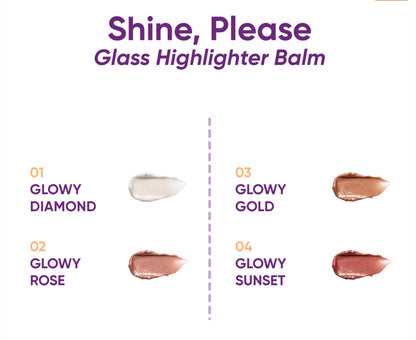 Nejha Shine, Please Glassy Highlighter Balm Illuminante Cremoso Sublimante 11gr