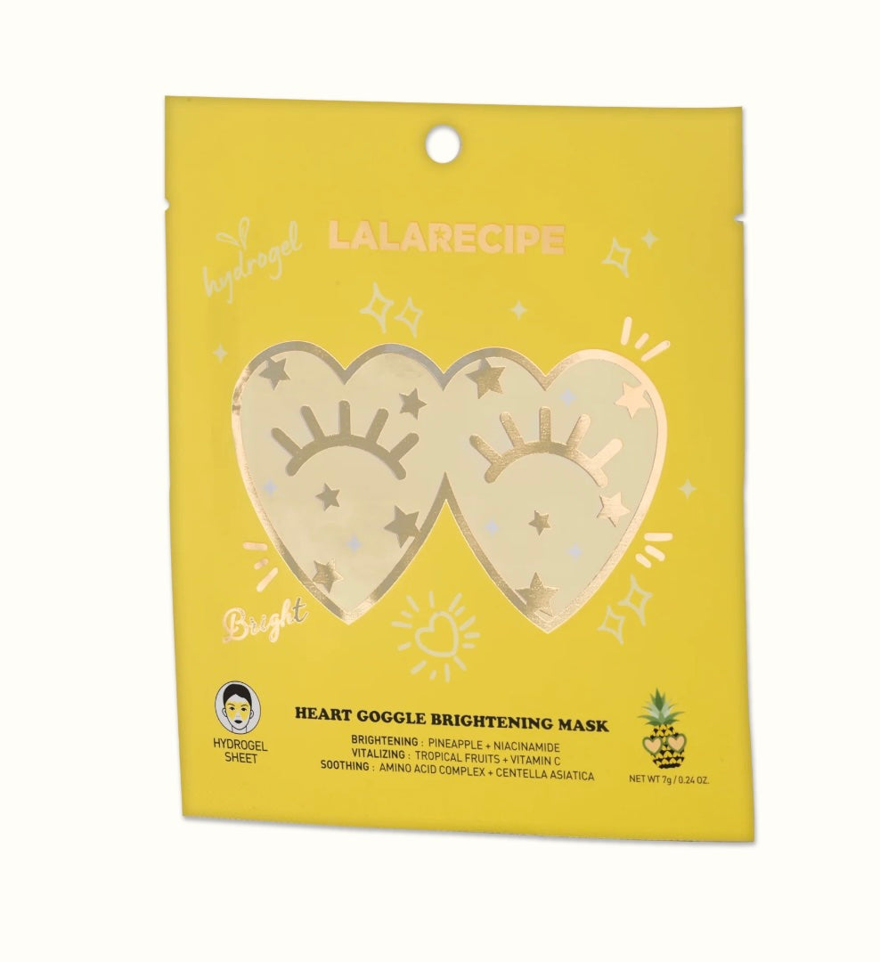 LALARECIPE Mascarilla Iluminadora Heart Goggle