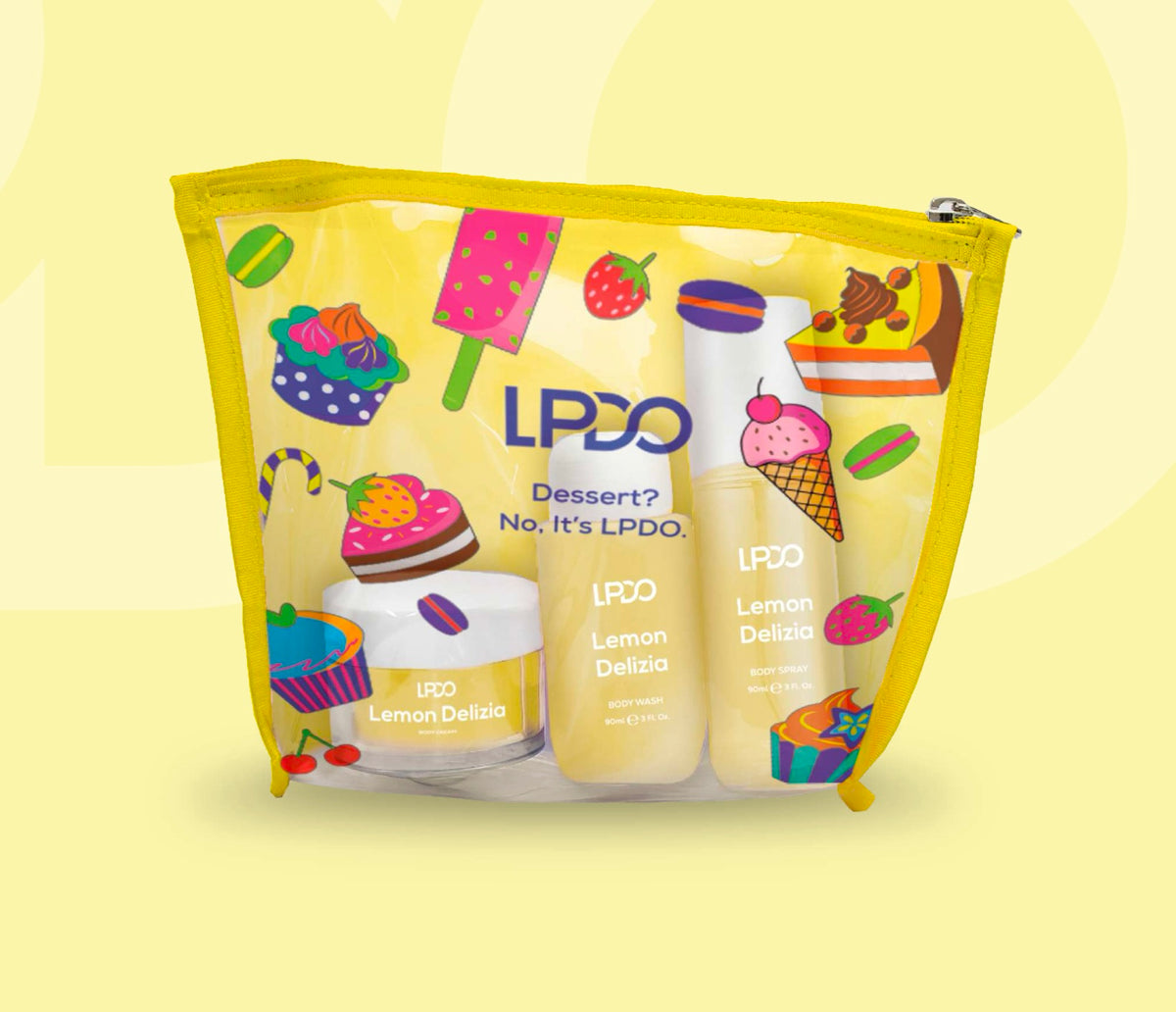 LPDO Summer Kit 2026 Body Spray 90ml Shower Gel 90ml Body Cream 50ml
