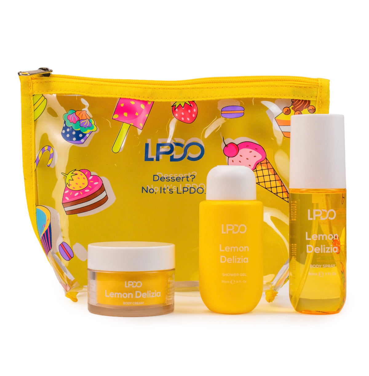 LPDO Summer Kit 2026 Body Spray 90ml Shower Gel 90ml Body Cream 50ml