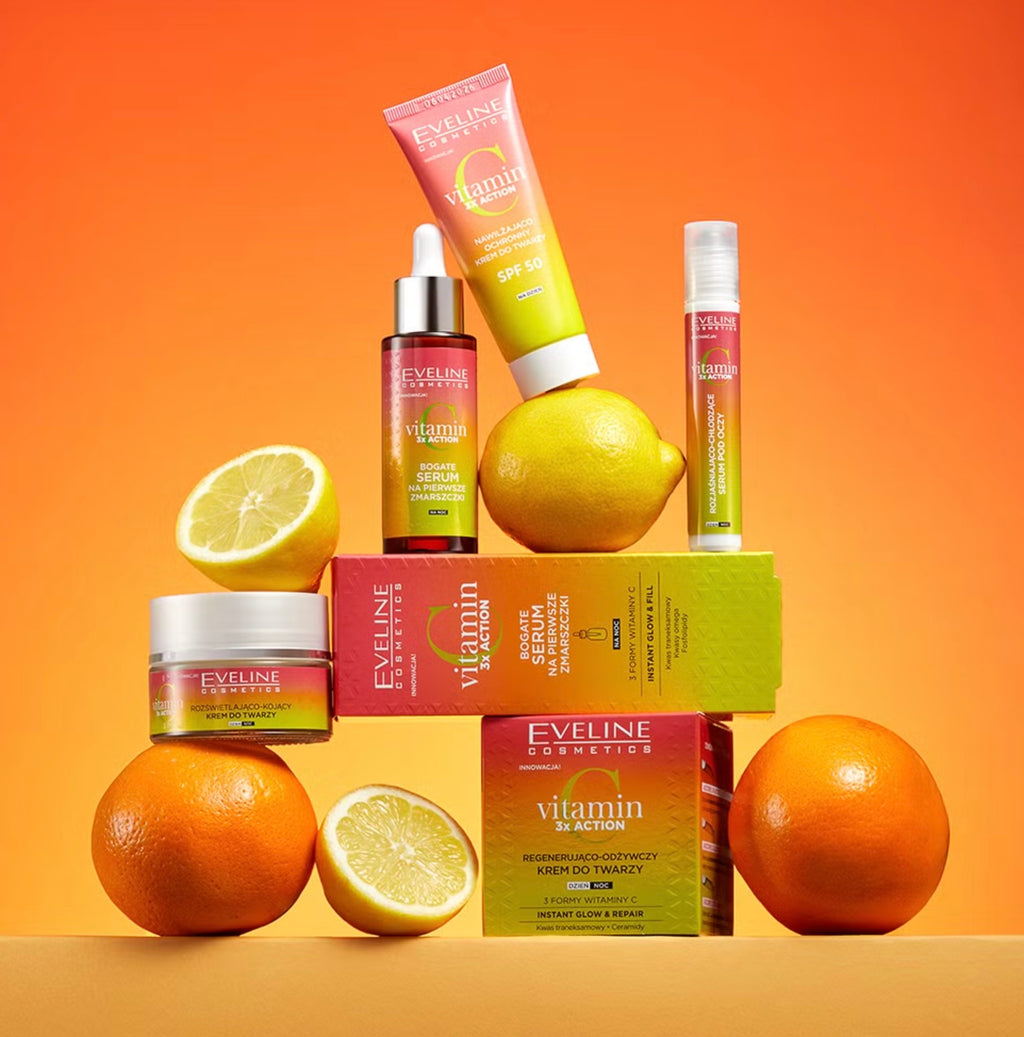 Eveline Cosmetics Vitamin C3X action SPF 50 crema viso 30ml