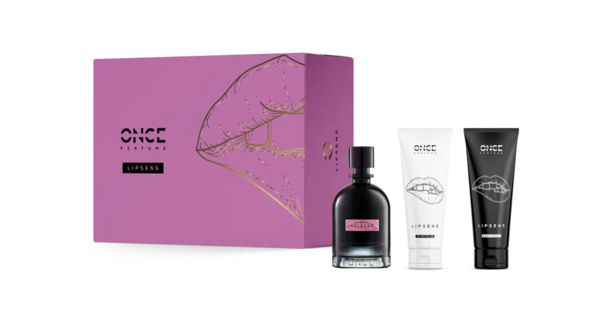 Once Lipsens edpi 100ml + body milk 100ml + body wash 100ml