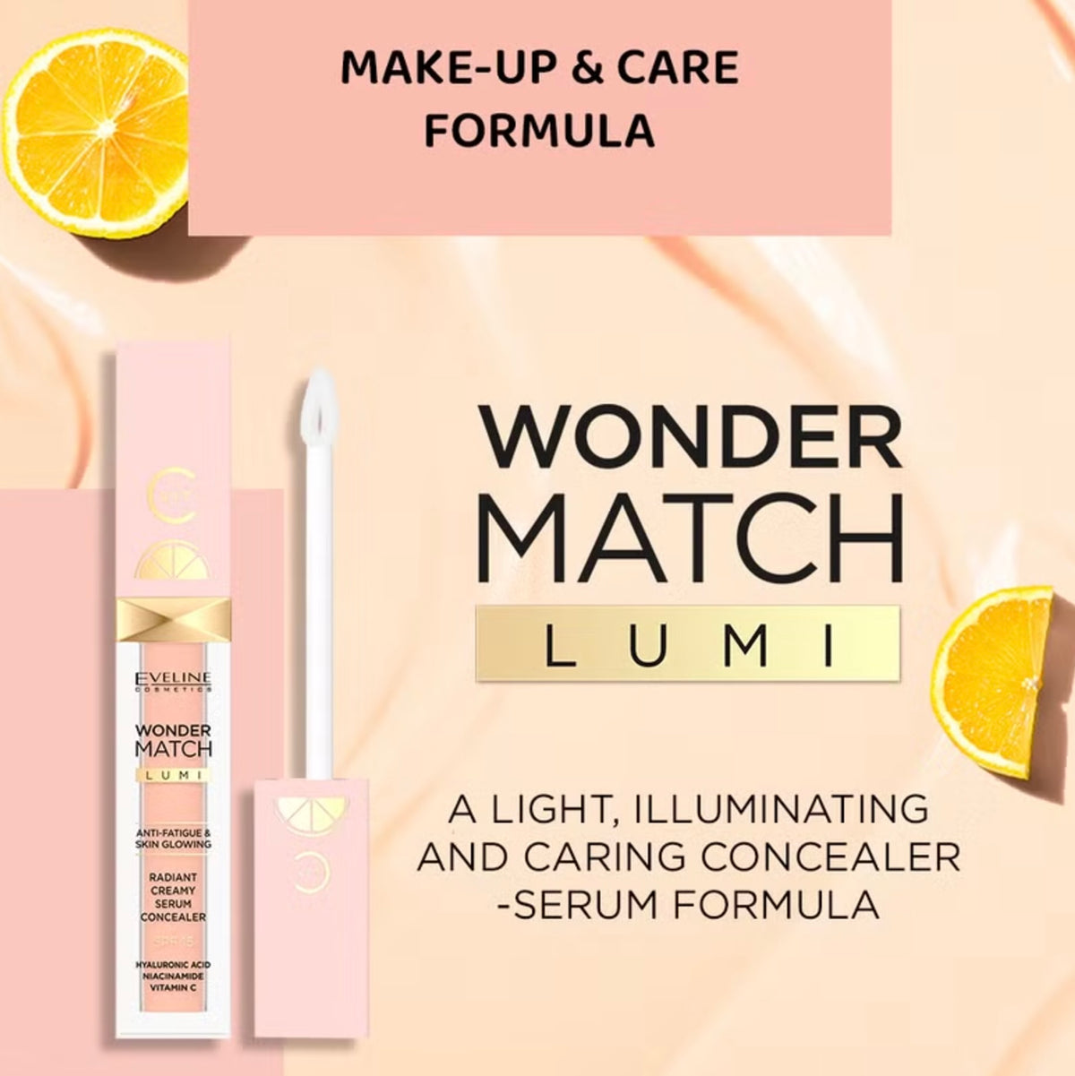 Eveline Cosmetics Wonder Match Concealer Lumi Vitamina C