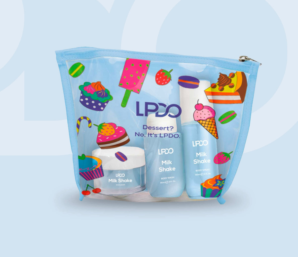 LPDO Summer Kit 2026 Body Spray 90ml Shower Gel 90ml Body Cream 50ml