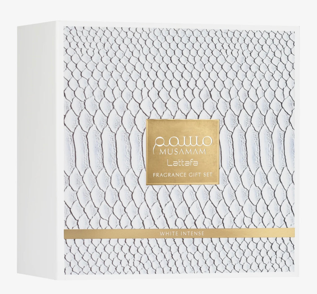 Set Lattafa Musamam White Intense 3 pezzi