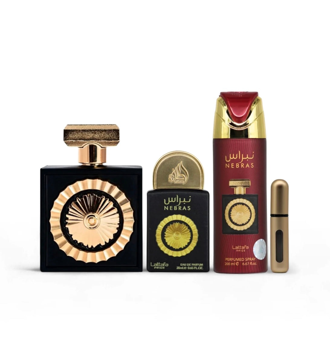 Lattafa Pride Nebras edp 100ml + edp 20ml + deo spray 200ml