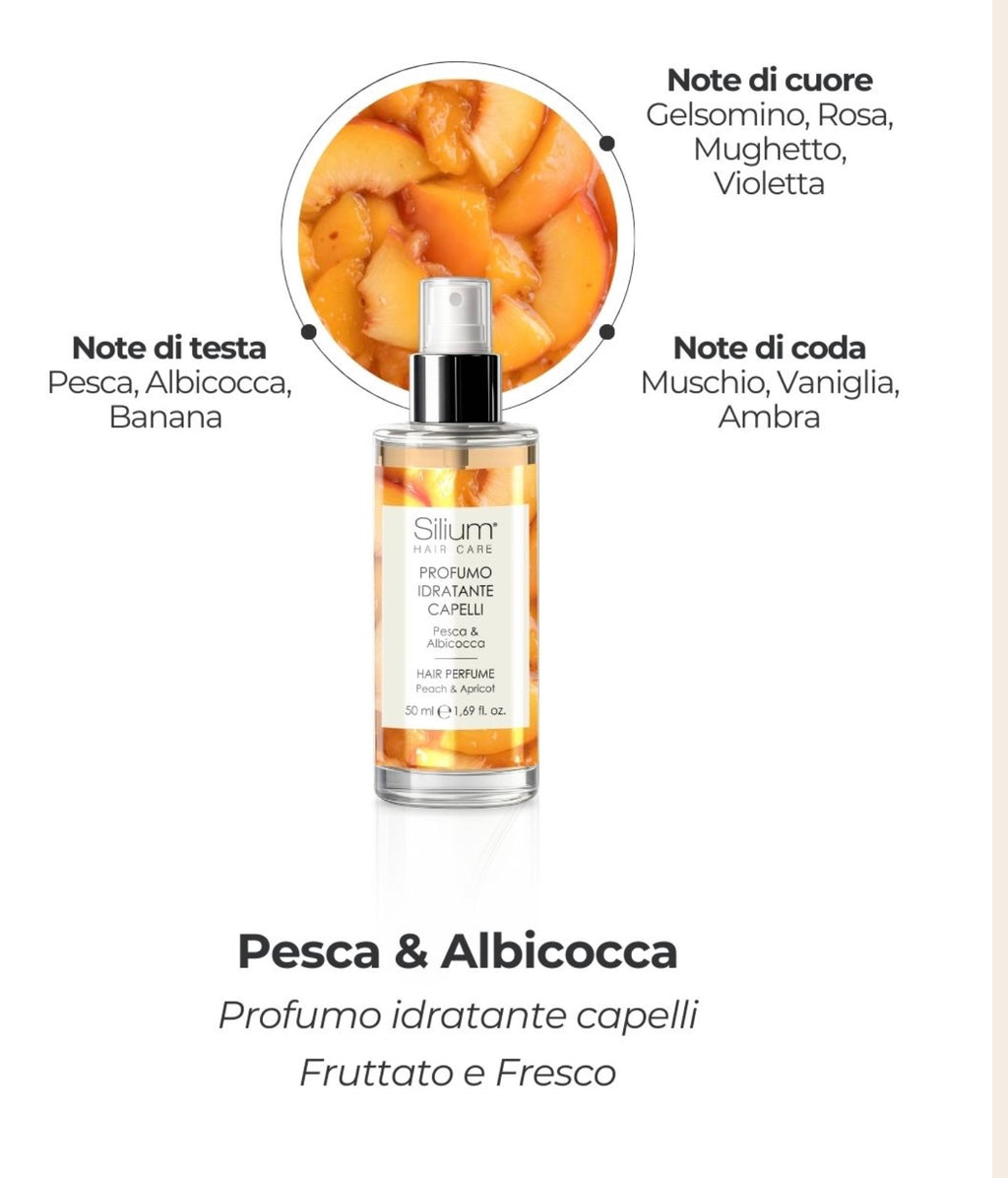 Silium profumo per capelli idratante - Pesca & Albicocca