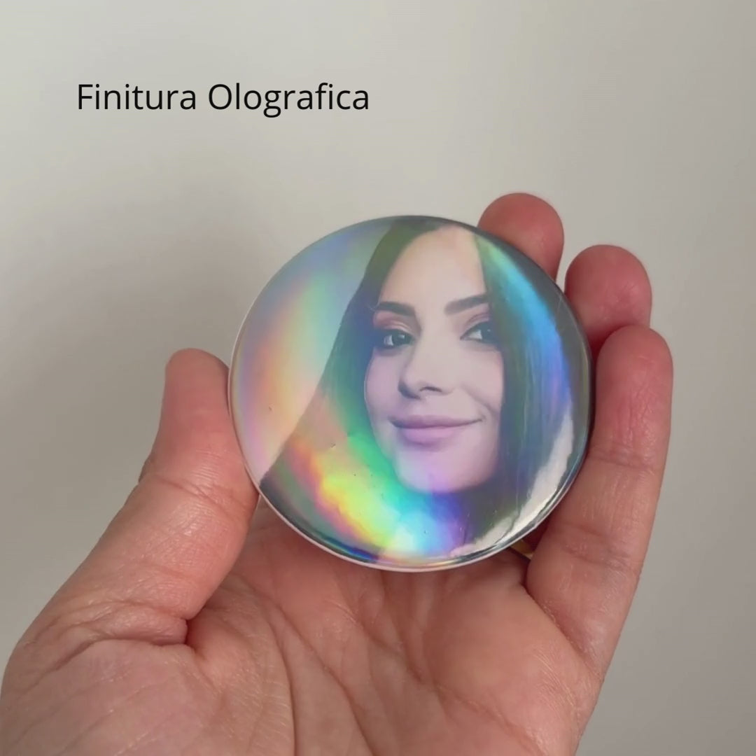 Calamita Personalizzata con Foto - Piccola (ø58 mm)