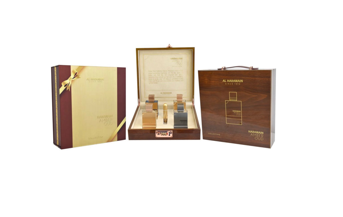 Al Haramain Amber Oud Collection Gift Set 60mlx4