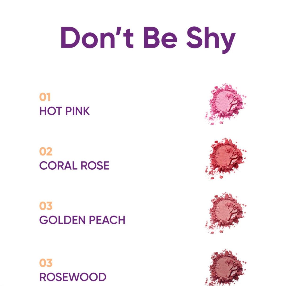 Nejha Don’t Be Shy  Blush in Polvere 4,9gr