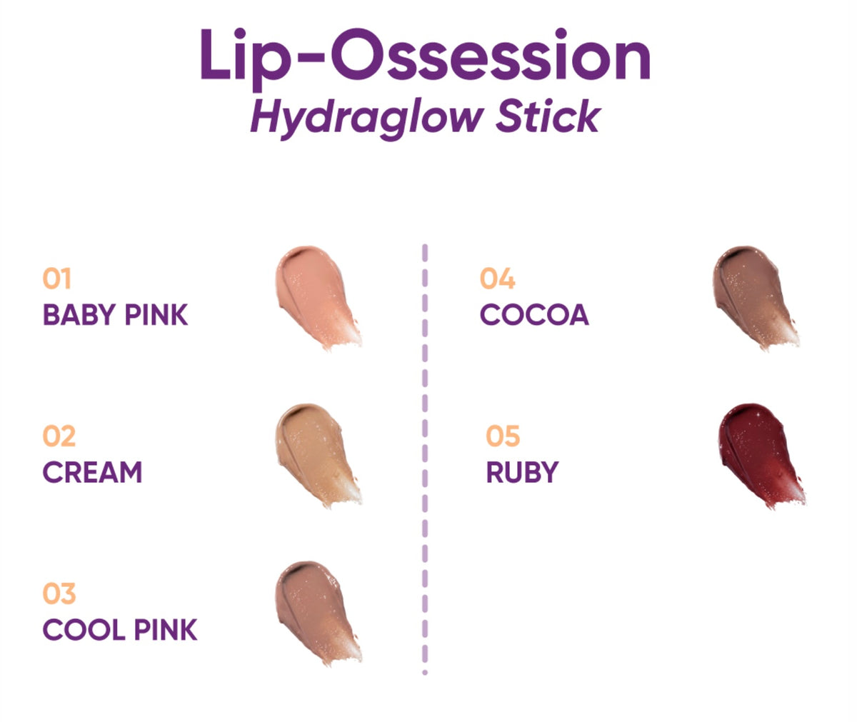 Nejha Lip-Ossession Hydraglow Stick Ultra shiny Gloss in Stick 3gr