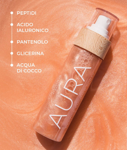 Cocosolis AURA NUDE Peptide Shimmer Spray 100ml