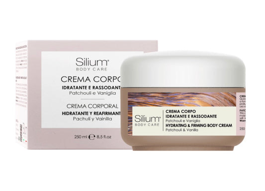 Silium crema corpo idratante e rassodante - patchouli & vaniglia