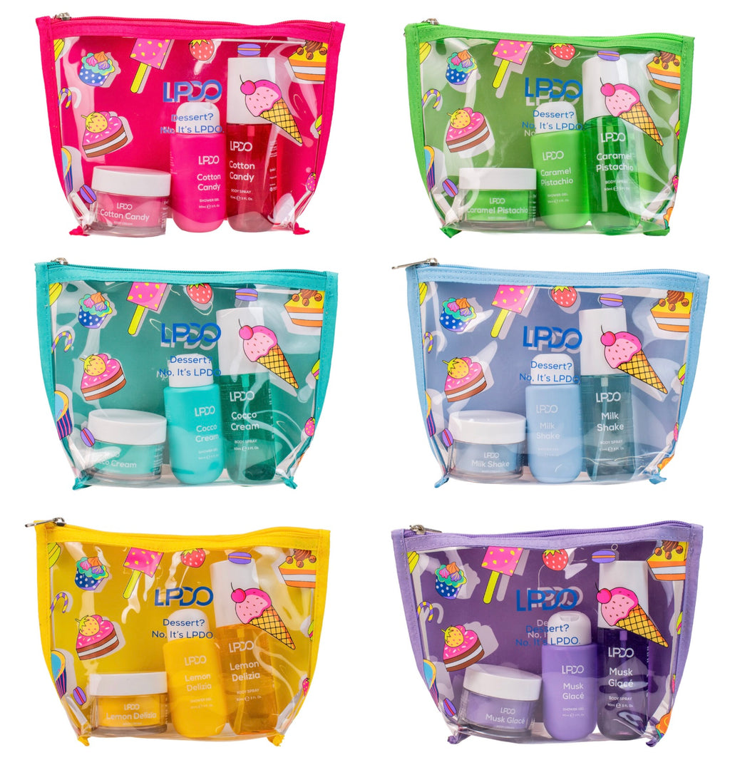 LPDO Summer Kit 2026 Body Spray 90ml Shower Gel 90ml Body Cream 50ml