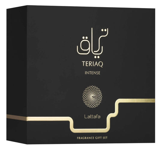 Set Lattafa Teriaq Intense 3 pezzi