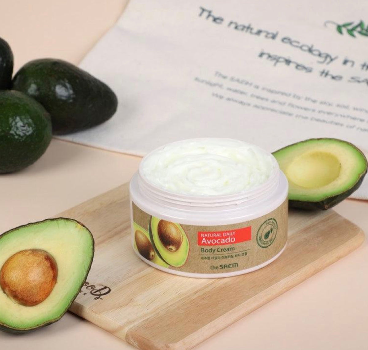 The Saem Care Natural Daily Avocado Body Cream