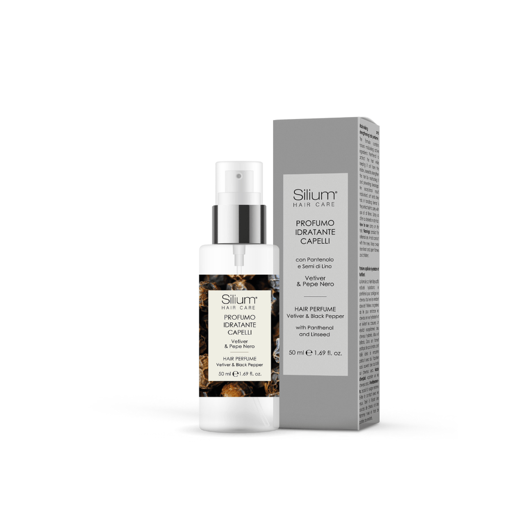 Silium profumo per capelli idratante - vetiver & pepe nero