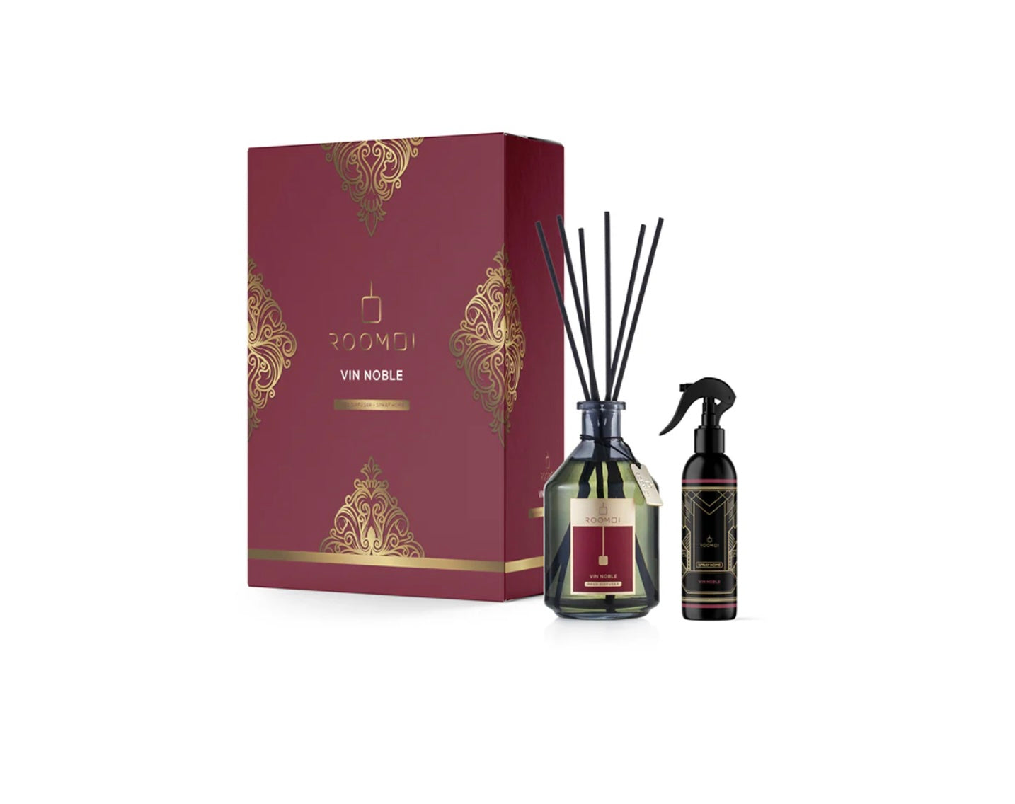 Roomoi Vin Noble 200ml + Spray Room 100ml + Sticks