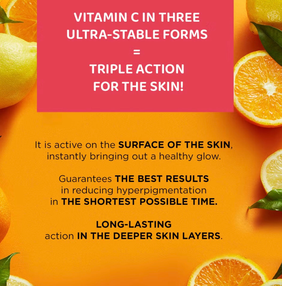 Eveline Cosmetics Vitamin C3X action SPF 50 crema viso 30ml